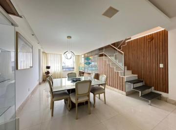 Sala ampla | Borges Realty · Cobertura à venda no Pituba Ville | 232m² com 3 suítes no Montecarlo Residence