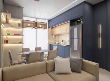 01_-_Sala_e_cozinha · Apartamento de dois quartos com suíte em condomínio na cidade de Camboriu, SC