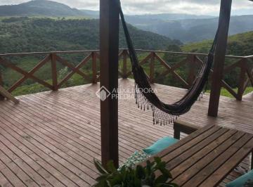 Casa · 100m² · 3 Quartos · 3 Vagas · Sítio à venda em Alfredo Wagner/SC - Vista privilegiada e contato com a natureza