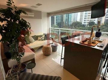 Apartamento · 107m² · 2 Quartos · 2 Vagas · Apartamento com 107 m² 3 dormitórios mobiliado à venda,  Brooklin - São Paulo/SP