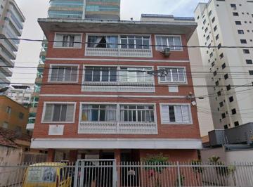 Prédio · Apartamento à venda em Praia Grande, Vila tupi, 1 suíte, 1 quarto, 1 vaga - OPOR
