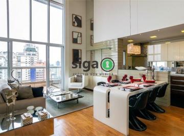Apartamento · 151m² · 2 Quartos · 3 Vagas · Apartamento Duplex Alto Padrão na Vila Nova Conceição de 2 Suítes com 3 Vagas à Venda.