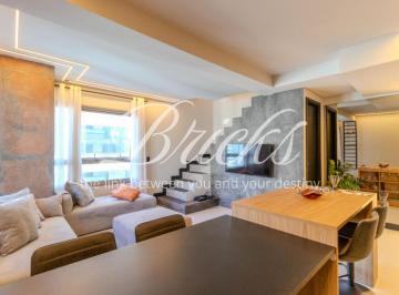 Apartamento · 72m² · 1 Quarto · 1 Vaga · APARTAMENTO DUPLEX NOVO A VENDA EM MOEMA - MOBILIADO