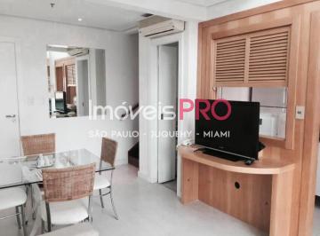Apartamento · 50m² · 1 Quarto · 1 Vaga · APARTAMENTO DUPLEX PARA LOCAÇÃO - MOEMA - 50 m² - MOBILIADO