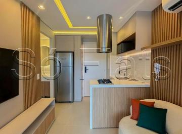 Apartamento · 27m² · 1 Quarto · Studio Today Moema, flat disponível para locação totalmente mobiliado contendo 27m² e 01 dormitório.