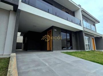 Casa · 230m² · 3 Quartos · 1 Vaga · Lindo Sobrado Alto Padrão à venda em Campo Largo/PR - Condomínio Itaqui