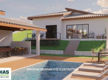 Casa · 192m² · 3 Quartos · 1 Vaga · Casa Colonial Moderna em Condomínio Fechado de Pinhalzinho – Luxo e Conforto!