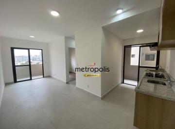 Sala · Apartamento com 2 dormitórios para alugar, 56 m² por R$ 3.818,23/mês - Parque das Nações - Santo And