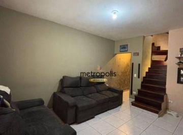 Sala · Sobrado com 3 dormitórios à venda, 179 m² por R$ 600.000,00 - Jardim Alzira Franco - Santo André/SP