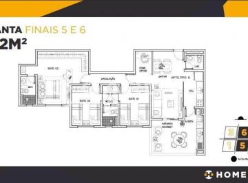 Apartamento · 102m² · 3 Quartos · 2 Vagas · Apartamento em Condomínio Residencial Colinas do Paratehy, São José dos Campos/SP de 0m² 3 quartos à