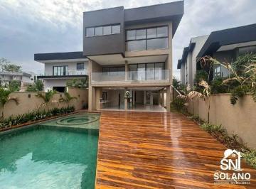 Casa · 490m² · 5 Quartos · 5 Vagas · ESPETACULAR CASA TRIPLEX A VENDA, COM FUNDO PARA A MATA NO CONDOMÍNIO DO LAGO