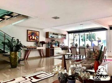 Casa · 320m² · 4 Quartos · 4 Vagas · CASA SOBRADO SENDO 4/4 SUÍTES E PISCINA COM SAUNA NO CONDOMÍNIO GRANVILLE - GO