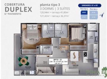202606061254049460.jpg · Cobertura para Venda em Curitiba, Água Verde, 3 dormitórios, 3 suítes, 4 banheiros, 2 vagas