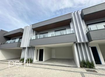 Foto 01 · Casa em condomínio de luxo na Glória, Joinville-SC: 3 quartos, 3 suítes, 2 salas, 4 banheiros, 2 vag