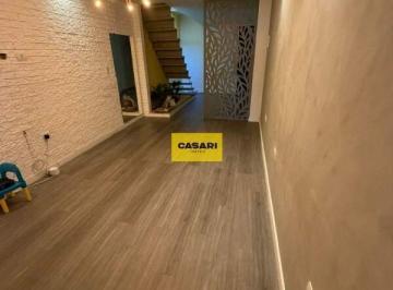 Casa · 179m² · 2 Quartos · 2 Vagas · Sobrado à Venda no Bairro Alves Dias em São Bernardo do Campo com Varanda Gourmet e 2 Vagas Cobertas