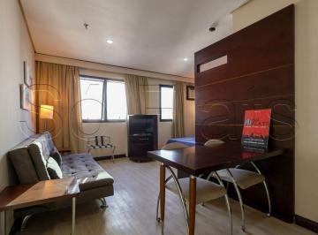 Apartamento · 28m² · 1 Quarto · 1 Vaga · Flat Transamérica Nações Unidas disponível para locação com 28m², 01 dormitório e 01 vaga de garagem