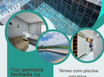 Apartamento de 1 quarto, Ipojuca · PORTO LAGOA RESIDENCE - FLAT COM PISCINA E VARANDA - MOBILIADO - PORTO DE GALINHAS