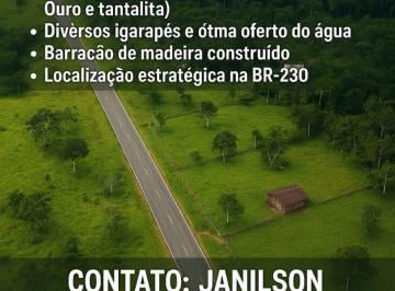 Rural 702m² Venda · Área de Terra à Venda na BR-230 - Itaituba/PA