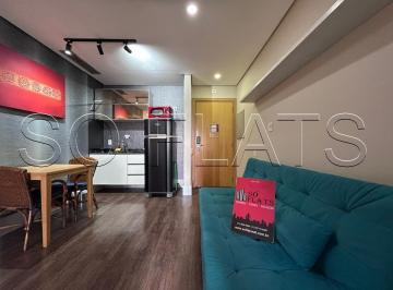 Apartamento · 34m² · 1 Quarto · 1 Vaga · Flat na Berrini com serviços completos ideal para morar ou investir