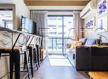 Apartamento · 55m² · 1 Quarto · 1 Vaga · Duplex mobiliado no Paraíso perto da Paulista com vaga e lazer completo