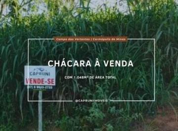 Rural · 1048m² · Chácara à venda, na Alameda do Jatobá, Residencial Campo das Vertentes, Carmópolis de Minas - MG.