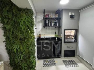 Apartamento · 98m² · 3 Quartos · 2 Vagas · Apartamento 3 Quartos com Suíte e Varanda Gourmet na Vila Scarpelli – Conforto, Andar Alto e Lazer C
