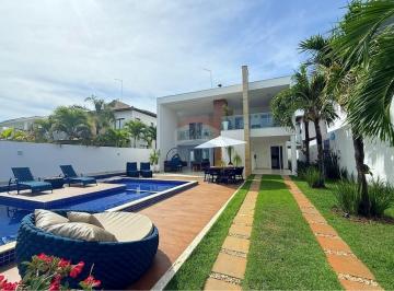Casa · 324m² · 6 Quartos · 4 Vagas · GUARAJUBA - CASA COM 5 SUÍTES, ALTO PADRÃO, CONDOMÍNIO PARAÍSO DOS LAGOS