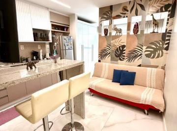 Apartamento · 55m² · 1 Quarto · 1 Vaga · Lindo Apartamento de 01 Quarto..Mobiliado na Praia da Costa!