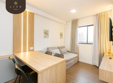 Apartamento · 29m² · 1 Quarto · Apartamento mobiliado no Edifício Lins 236. Oportunidade para morar ou investir no bairro Batel em C