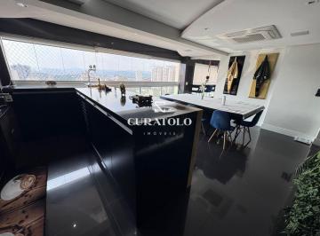 Apartamento · 165m² · 3 Quartos · 3 Vagas · Condomínio Terrazzo Clube - Apartamento à venda com 200 m², porteira fechada, 3 suítes, varanda gour