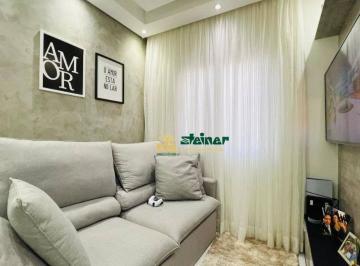 fd84de030272c9edb53afd9fa524c63749cc3a75 · Apartamento com 2 dormitórios para alugar, 44 m² por R$ 2.728,46/mês - Vila Rio de Janeiro - Guarulh