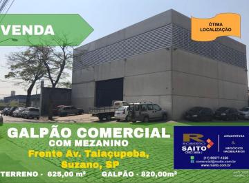 Comercial , Suzano · Galpão com 820,00 m² à Venda em Suzano.