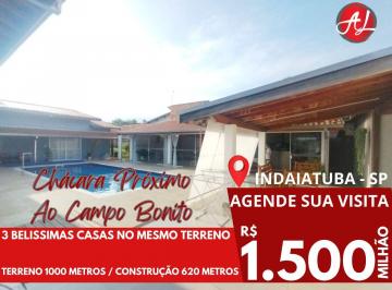 Rural de 6 quartos, Indaiatuba · Chácara A Venda Com 3 Belíssimas Casas - Indaiatuba - SP!