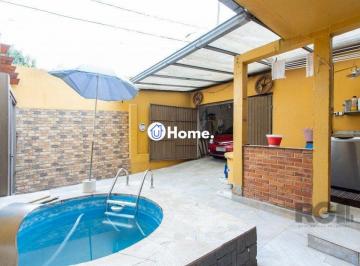 Casa · 90m² · 3 Quartos · 3 Vagas · Sobrado, 3 quartos, 2 banheiros, pátio, 2 vagas, piscina - Bairro Vila Nova