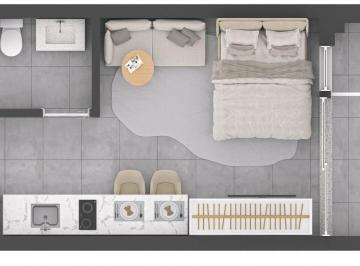 Planta Studio - 24m² - NR · Garden em Pinheiros São Paulo SP