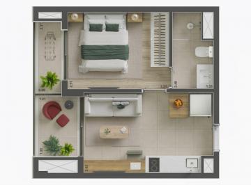 Planta 02 - 1 dorm 32m² · Duplex em Brooklin Novo São Paulo SP
