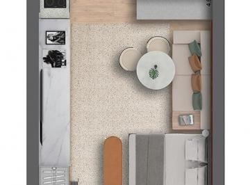 Planta 01 - 1 dorm 41m² - studio · Studio em Brooklin Paulista São Paulo SP