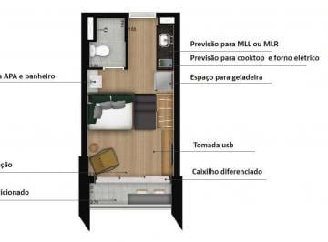 Planta 01 - 1 dorm 20m² - studio · Apartamento em Brooklin Paulista São Paulo SP