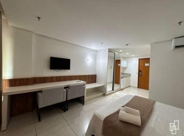 Apartamento · 35m² · 1 Quarto · 1 Vaga · FLAT PARA LOCAÇÃO NO VIVENCE SUÍTES – 35m² - 9° Andar - CONFORTO, PRATICIDADE E LOCALIZAÇÃO CENTRAL 
