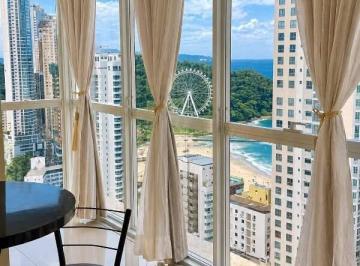 Apartamento · 117m² · 3 Quartos · 2 Vagas · ANDAR ALTO - VISTA MAR - MOBILIADO - 3 SUÍTES - 2 VAGAS - LAZER COMPLETO - BARRA NORTE - BAL.CAMBORI