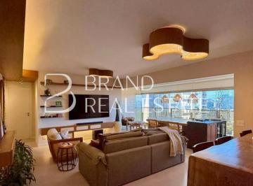 Apartamento · 136m² · 3 Quartos · 2 Vagas · Apartamento à venda no Campo Belo  136m², mobiliado, 3 suítes e 2 vagas!