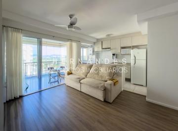 Foto 01 · Aluguel de Apartamento de Luxo em Barueri-SP: 1 quarto, 1 suite, 2 salas, 1 banheiro, garagem e 50m²