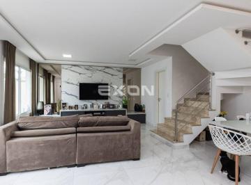Casa · 170m² · 3 Quartos · 3 Vagas · Sobrado à Venda com Suíte, Ático Gourmet e 3 Vagas no Boqueirão