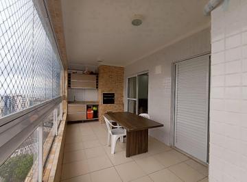 Apartamento · 117m² · 3 Quartos · 2 Vagas · Apartamento em Vila Guilhermina, Praia Grande/SP de 117m² 3 quartos para locação R$ 7.000,00/mes
