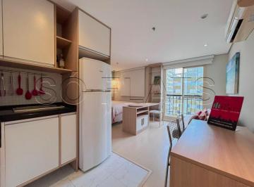 Apartamento · 26m² · 1 Quarto · 1 Vaga · Flat em Jardim Paulista, São Paulo/SP de 26m² 1 quartos para locação R$ 4.766,00/mes