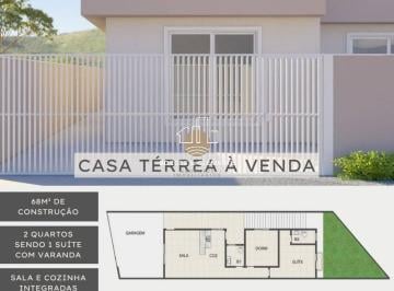 Casa · 150m² · 2 Quartos · 2 Vagas · Casa Térrea Nova com Suíte no Jardim Santo Antônio: Oportunidade e Conforto