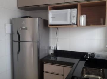 cozinha planejada · Litoral Norte - Apartamento mobiliado - 2 dormitórios - Praia Boracéia