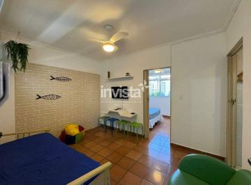Apartamento · 55m² · 1 Quarto · 1 Vaga · Apartamento MOBILIADO | 1 Dormitórios para Alugar na Aparecida em Santos!