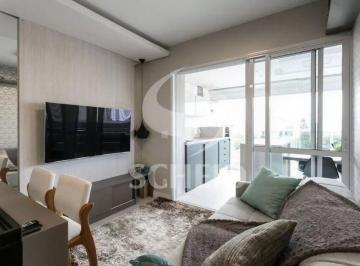 Apartamento · 58m² · 2 Quartos · 1 Vaga · Apartamento mobiliado para locação no Campo Belo - 58m², 2 dormitórios (1 suíte) e 1 vaga