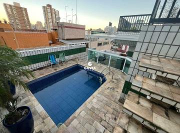 Apartamento · 280m² · 3 Quartos · 2 Vagas · Cobertura para aluguel no Campo Grande em Santos.